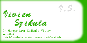 vivien szikula business card